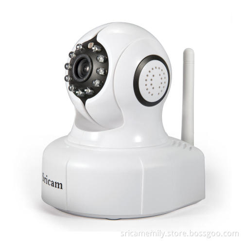 Sricam SP011 1.0 Megapixel CMOS Pan Tilt IEEE 820.11 b/g/n Wireless Wifi Two Way Audio Robot Indoor Surveillance IP Camera